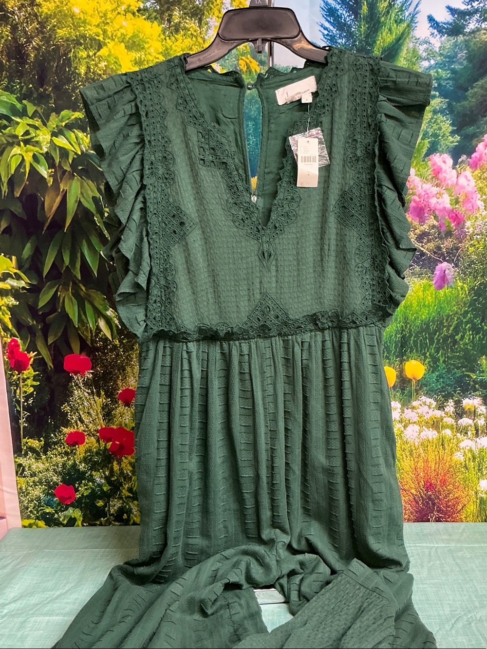 Anthropologie Forrest Green Jumper Size Small NWT.  #2200